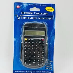 JOT BRAND SCIENTIFIC CALCULATOR WITH 10 DIGIT DISPLAY, FLIP COVER New. Sealed